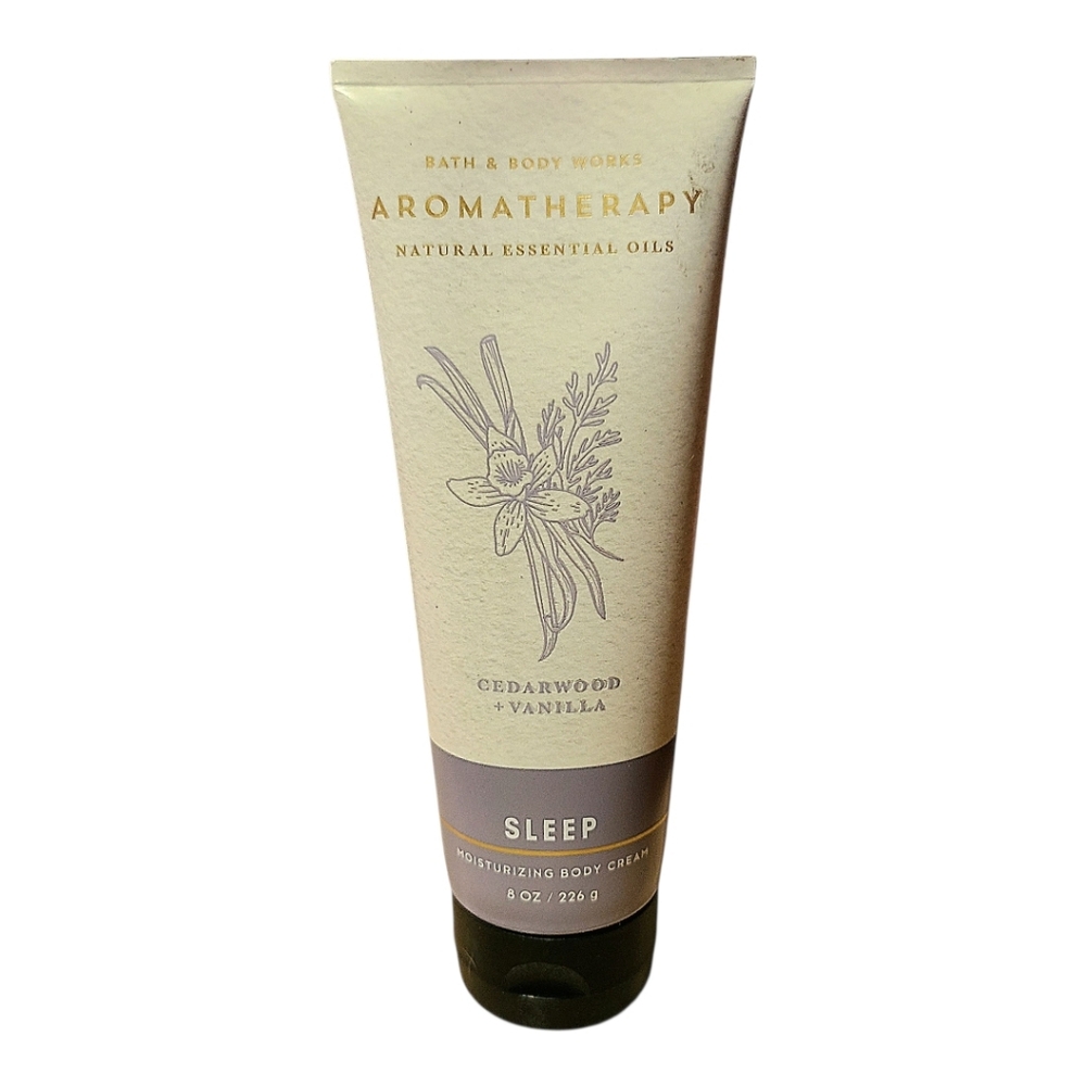 CEDARWOOD & VANILLA AROMATHERAPY "SLEEP" BODY CREAM BY BATH & BODY WORKS